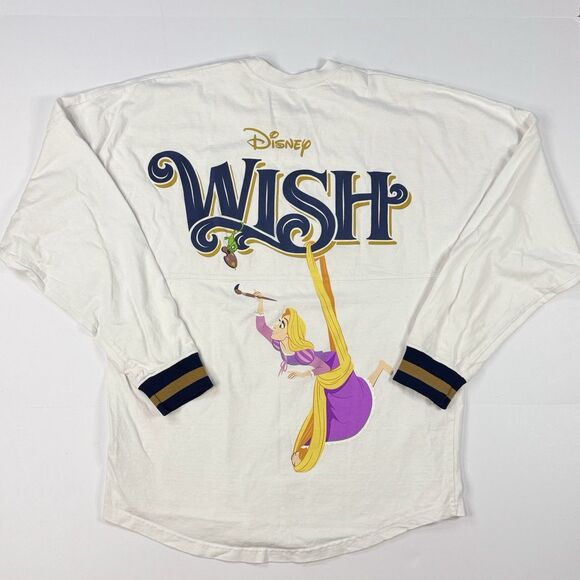 Disney Cruise Line Spirit Jersey Wish Long Sleeve Rapunzel Shirt Size Medium